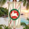 South Sydney Rabbitohs Fashion Beach Towel Portable Soft Quick Dry Towel For Swimming Camping Holiday Use