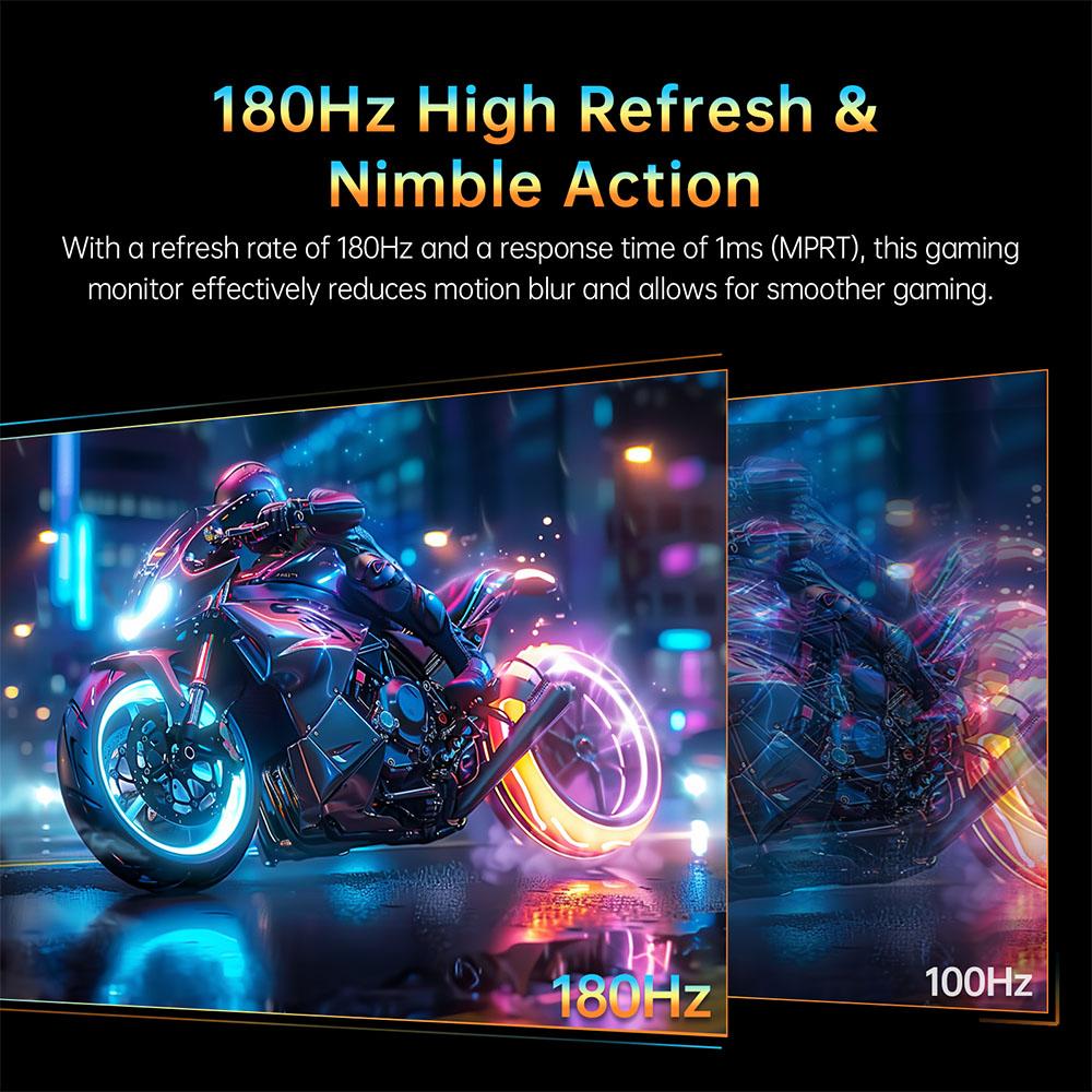 KTC H32S17 Gaming Monitor 32-inch 2560x1440 QHD 180Hz HVA Curved 1500R