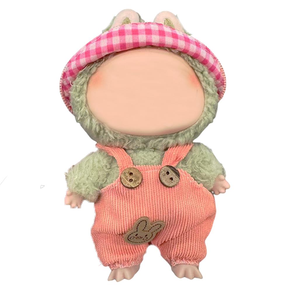 

17см Плюшевая одежда и аксессуары для куклы Лабубу 6,7 Кавайная кукла Мультяшная милая одежда Куклы Рождественский подарок