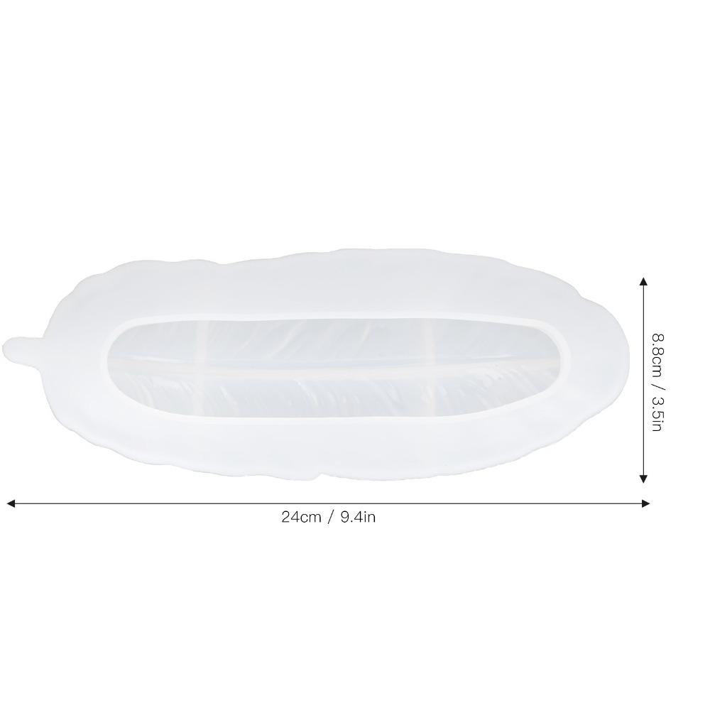 

White Resin Casting Mold Feather Feather Shape Mold Jewelry Tools Silicone Mold Art Supplies