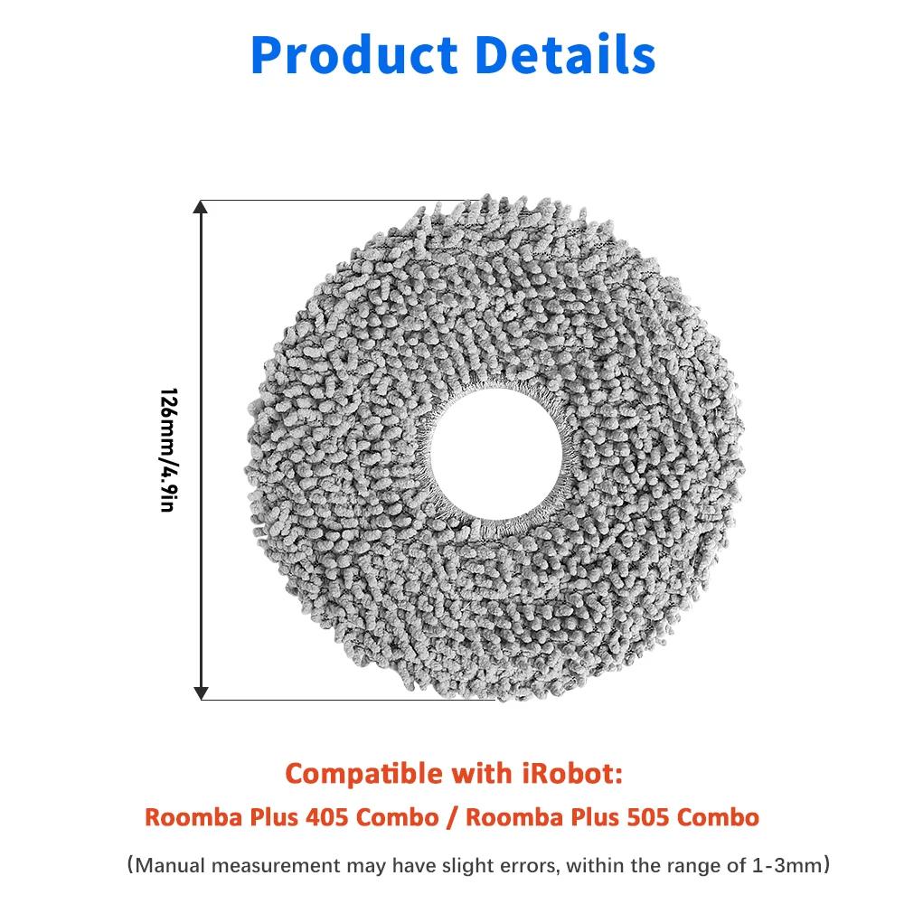 Für iRobot Roomba Plus 405 Combo / 505 Combo Roboterstaubsauger Ersatzteile Wischmopps Filter Staubbeutel Haupt- und Seitenbürsten Zubehör