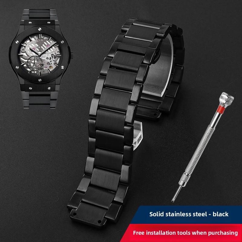 27x19 24x17 21x13 Metalen band voor Hublot Yubo BIG BANG Classic fusion Heren Dames horlogeband Roestvrijstalen horlogeketting Gratis gereedschap