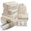8-teiliges Reise-Organizer-Set: Tragbare Aufbewahrung für Kleidung, Schuhe und Unterwäsche