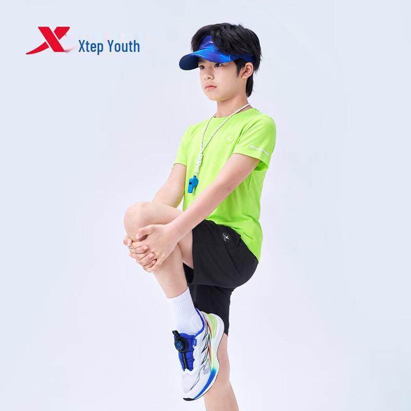 Xtep Youth Quick-Dry Printed Sport T-Shirt