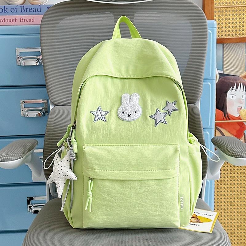 Schoolbag1011 Middle and High School Students Ins Backpack Large Capacity High Value Travel Backpack Cartoon Cute Student Schoolbag