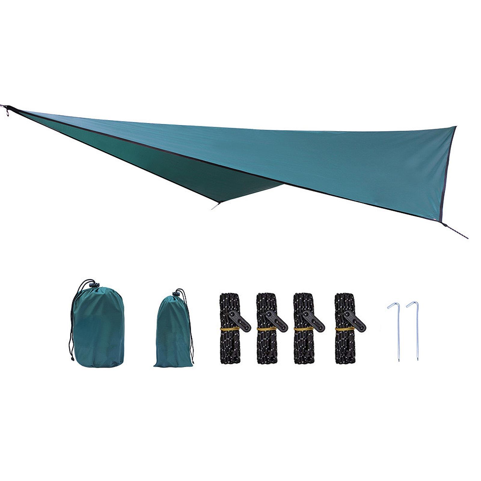 Camping Tarp Camping Canopy Tent Tarp Rain Awning for Outdoor Hiking Yard Fishing