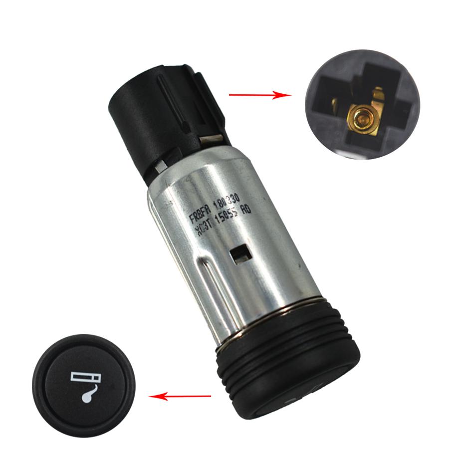1PC Cigarette Lighter Assembly Socket XC3Z-15055-AA Fit For Ford Lincoln Mercury