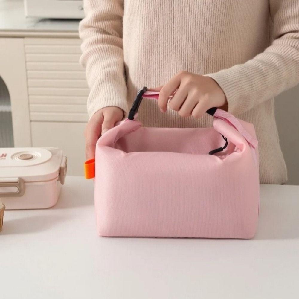 Oxford Cloth Insulated Lunch Bag Thickened Picnic Food Container Storage Dinner Storage