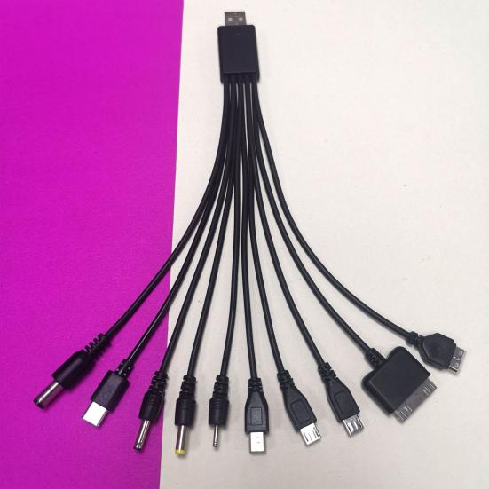 Bred applikasjon USB-datakabel Multilader Kabeltelefontilbehør Lading