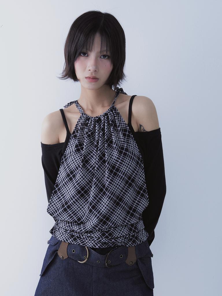 SETSETSET Transform Layered Tee (Black)