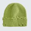 Ladies' Adult Knitted Hat, Woolen Hat, Perforated Hat, Versatile And Eye-catching, Small Face