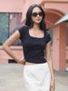 Laengaenlu Magnolia Lace Top(Magnolia)_Black