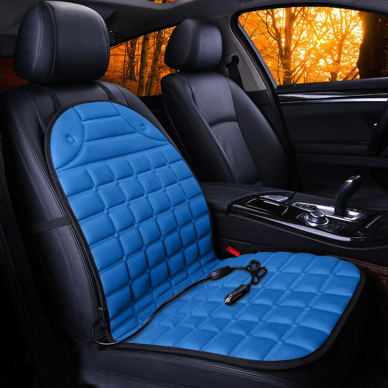 New Car Heating Square Cushion Electric Heating Warm Cushion Cushion Winter Car General Interior Home Office Warm Seat Cushion