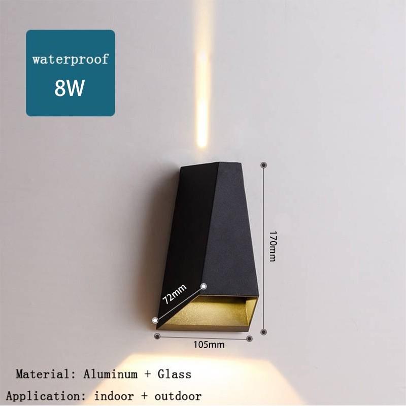 Adjustable Beam Angle Waterproof IP65 Wall Lamp LED Nordic Modern Lights Outdoor Garden Gate Balcony Courtyard Wall Light