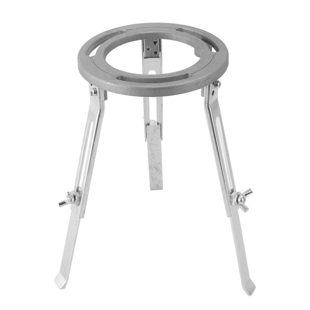 Height adjustable Tripod Stand Triangle shape Lab Holder Heating Frame Chemical experiment серебряный