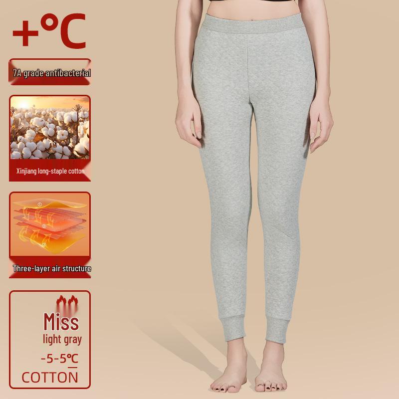 Couple's Winter Warm 100% Cotton Antibacterial Thickened Pants for Autumn and Northeast Winters