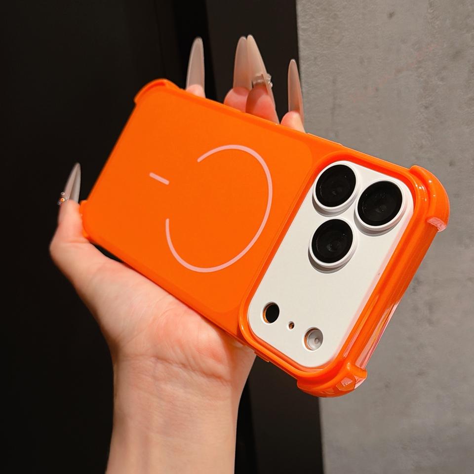 Luxury Big Windows Phone Case For iPhone 17 11 12 13 14 15 16 17 Pro Max 17Pro Candy Colorful Shockproof Protector Cover