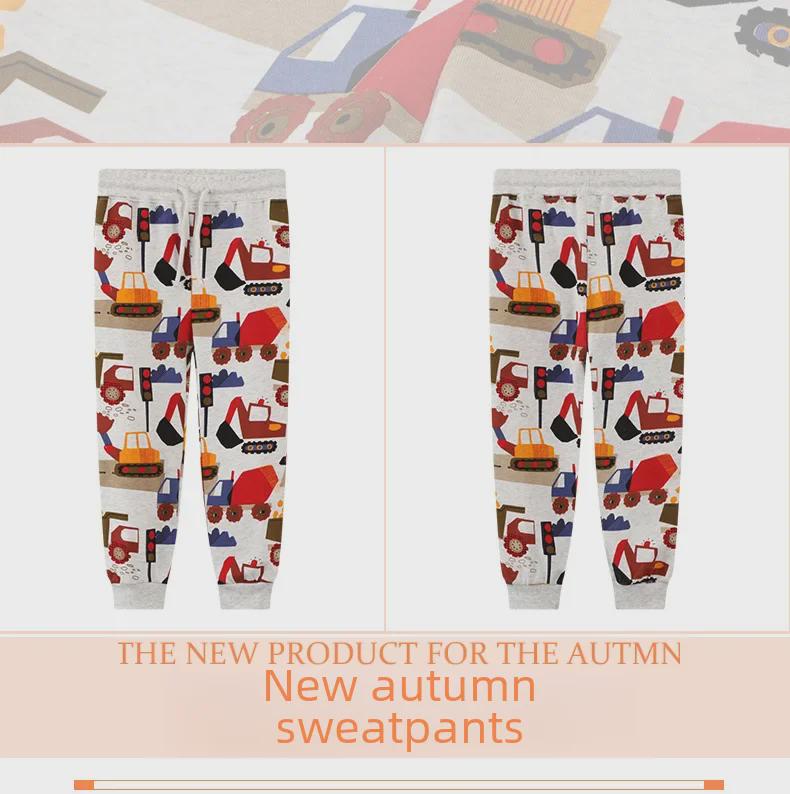 Spring & Autumn 2023 Boys' Casual Sweatpants: Loose-Fit, Sporty Trousers for Children and Toddlers.