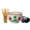Matcha Bowl 3-Piece Set, Maple Leaf, L005