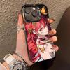 HSR Himeko Translucent Mobile Phone Case for iPhone 17 16 15 14 13 12 11 X XR XS Air Pro Max Plus Colorful Cover