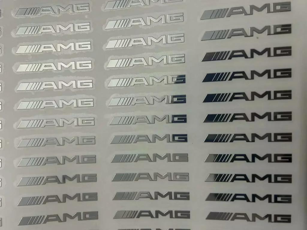 For Mercedes Benz Car Interior Decals Auto Emblem Sticker Accessories For Mercedes Benz AMG Brabus Maybach Smart W204 GLC CLA GLK W205 W203 W206 DO1