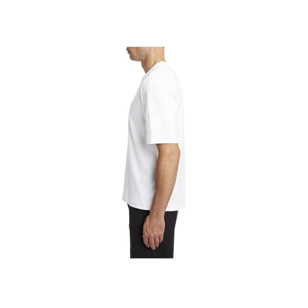 Calvin Klein Round Neck Short Sleeve Printed Fitted Pullover T-Shirt Men Tops White K10K111133-YAF