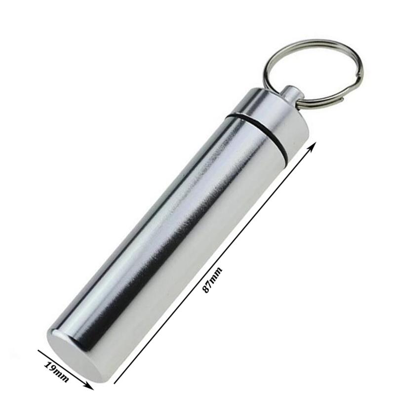 1 Piece Aluminum Alloy Portable Rustproof Stand For Toothpick Outdoor Household Travel Seal Storage Container Box Holder Case