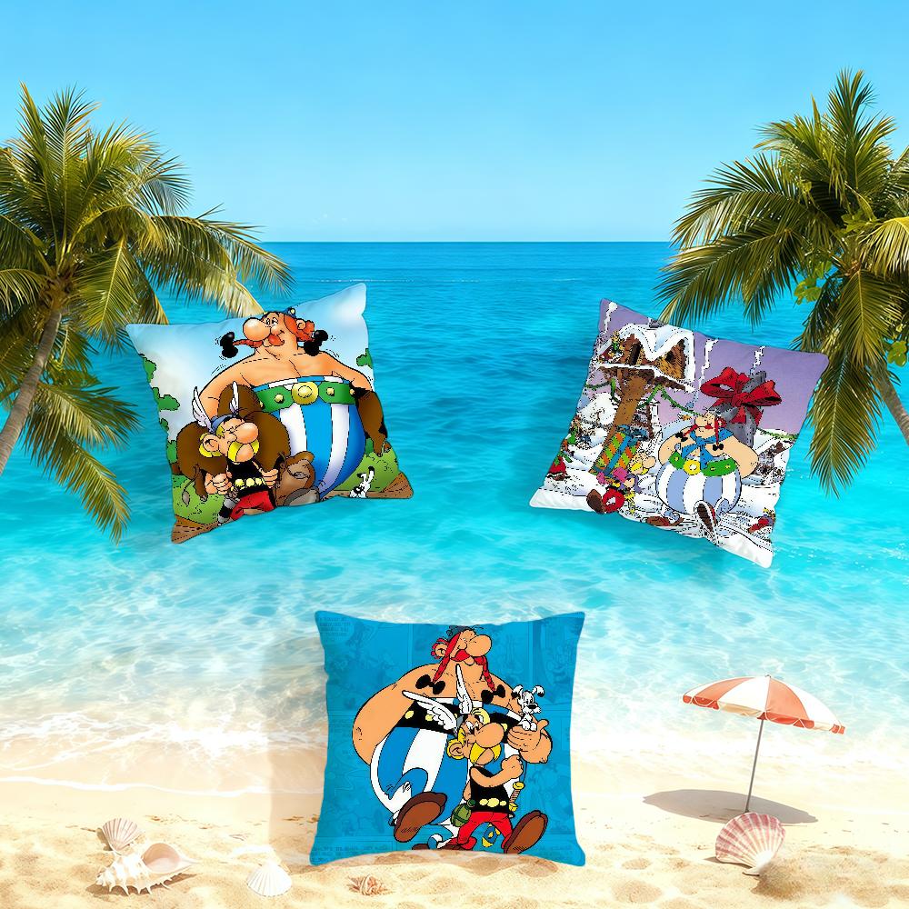 Manga A-Asterix Et O-Obelix cushion cover Home Office Convenient Nordic Simplicity Hit With Zipper Cushion Cover