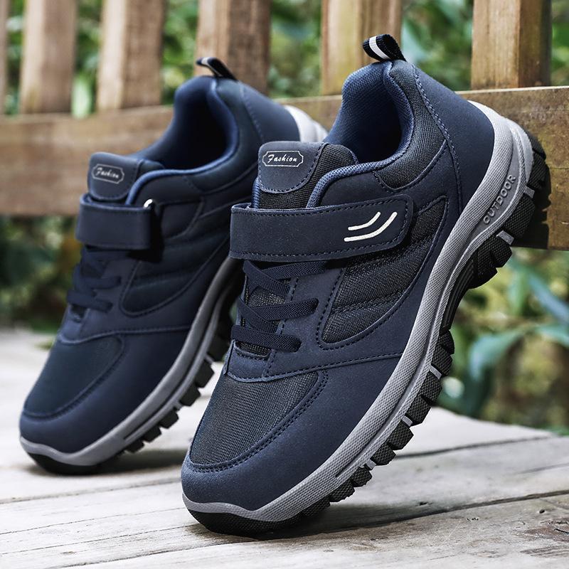 Shoes men's walking shoes new middle-aged and elderly running shoes soft sole comfortable sports shoes versatile casual shoes couple men's shoes
