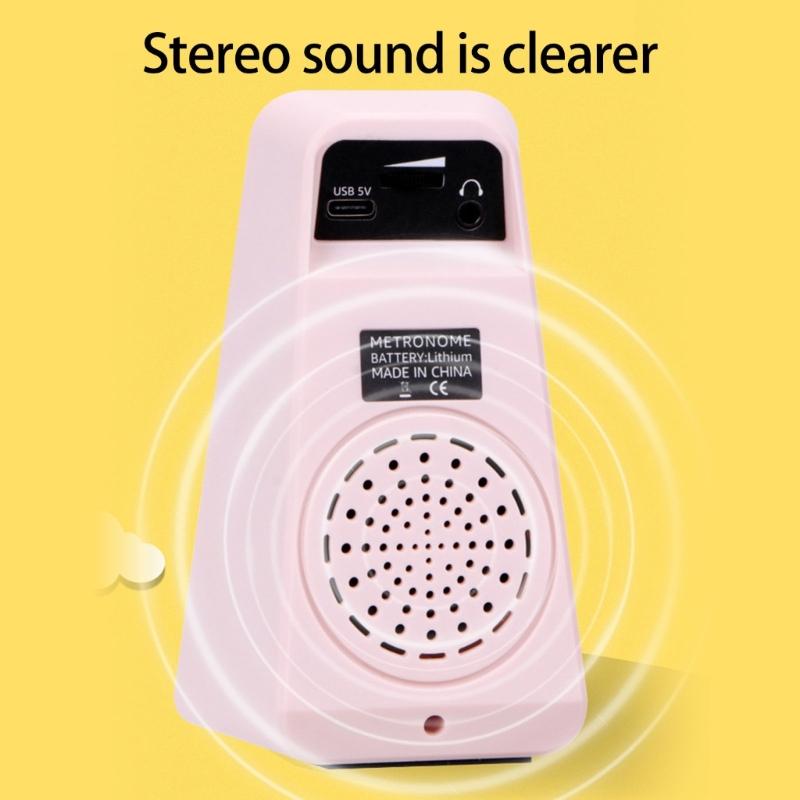 Rhythm Training Metronome Rechargeable Battery Beat Trainer Metronome Exercise Metronome Device Quiet Training Accessory