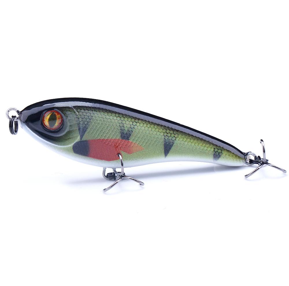 68mm 9g Small Jerk Bait Wobblers Fishing Lure for Pike Sinking VIB Lures Ice Fishing Tackle Lure Hard Jerkbait Crankbait