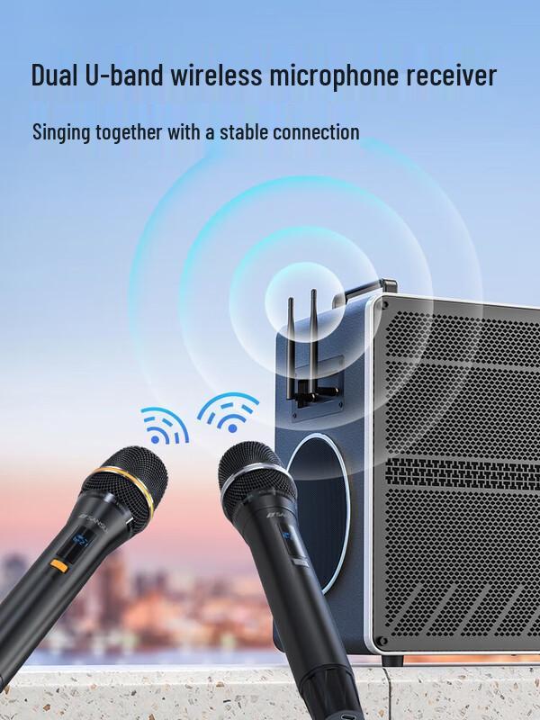 SANSUI K91 All-in-One Karaoke System with 21-inch Display CN Plug (adapter Included)