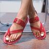 2025 New Large Size Flat Slippers Women's Fashion Versatile Wear Solid Color Casual Slippers