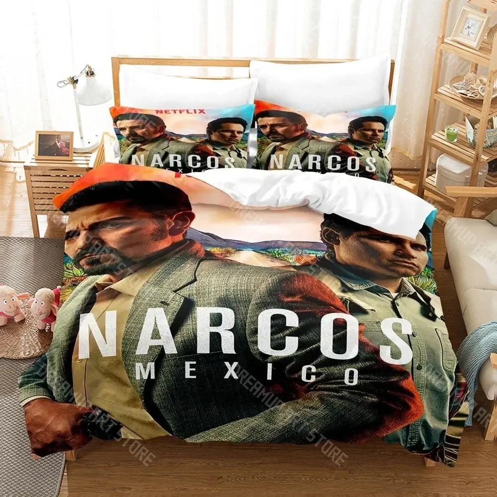 3D Print Narcos Bedding Set Single Twin Full Queen King Size Bed Set Adult Kid Bedroom Duvetcover Sets