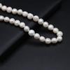 Luxury Natural Freshwater Subcircle Pearls 11-12mm, 36cm Strand Handmade Wedding Jewelry Accessories White
