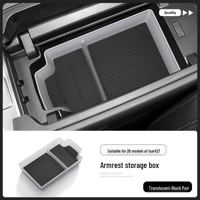 Chery ICAR V27 Armrest Box Center Console Storage for 26 Models