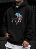 Unisex Hoodie, Halloween, Dash Light Attack Anime Character Graphic, Pullover Sweatshirt, Streetwear Urban Style, Autumn Winter Casual Wear, Front Kan