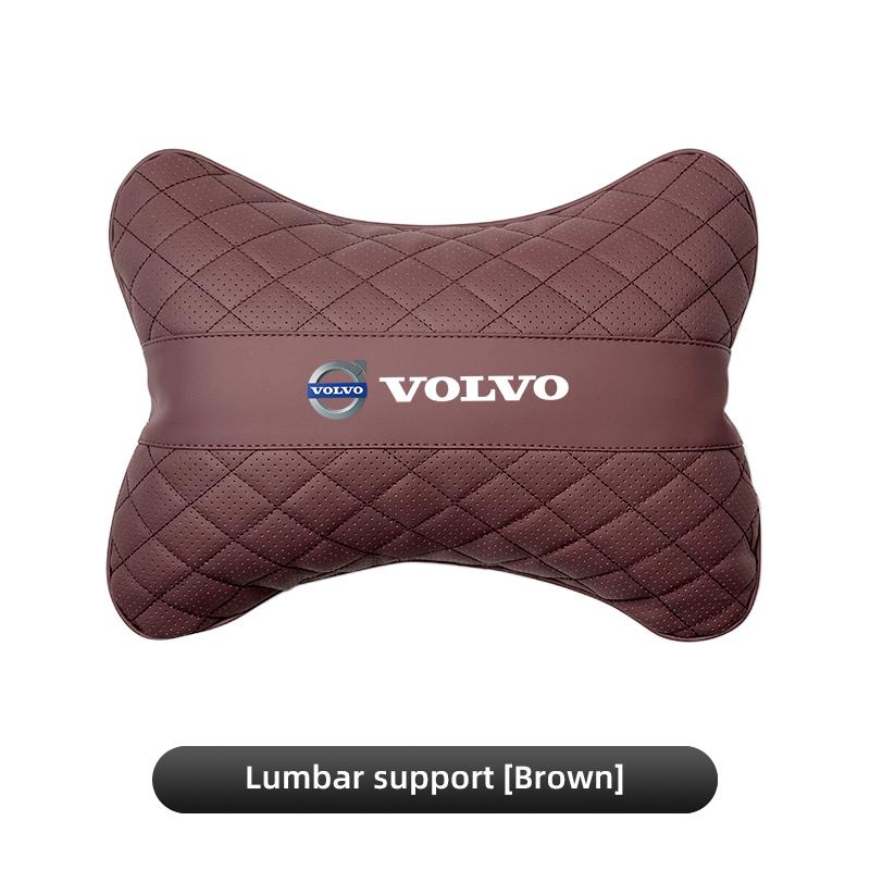 AAKC1 Car Headrest Neck Pillow Lumbar Support Cushion Suit Auto Accessories For Volvo Xc60 Xc90 V40 V60 S60 V50 V90 S80 C40 XC40 V70