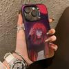High School DxD R-Rias Gremory   Phone Case For iPhone 17,16,15,14,13,12,11 Plus,Pro Max,XS,Colored Silver Plated Inside Cover