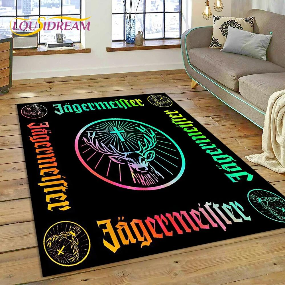 27 Style German J-Jaegermeister Elk Carpet Rug for Bedroom Living Room Home Sofa Decoration,kids Game Play Decor Floor Mat Gift