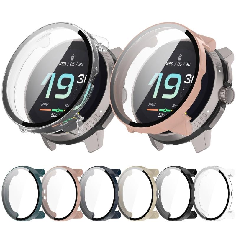 Protective Case Cover For Race S Smartwatch With Integrated Screen Guard, Shockproof Easy Installation PC Tempered Glass