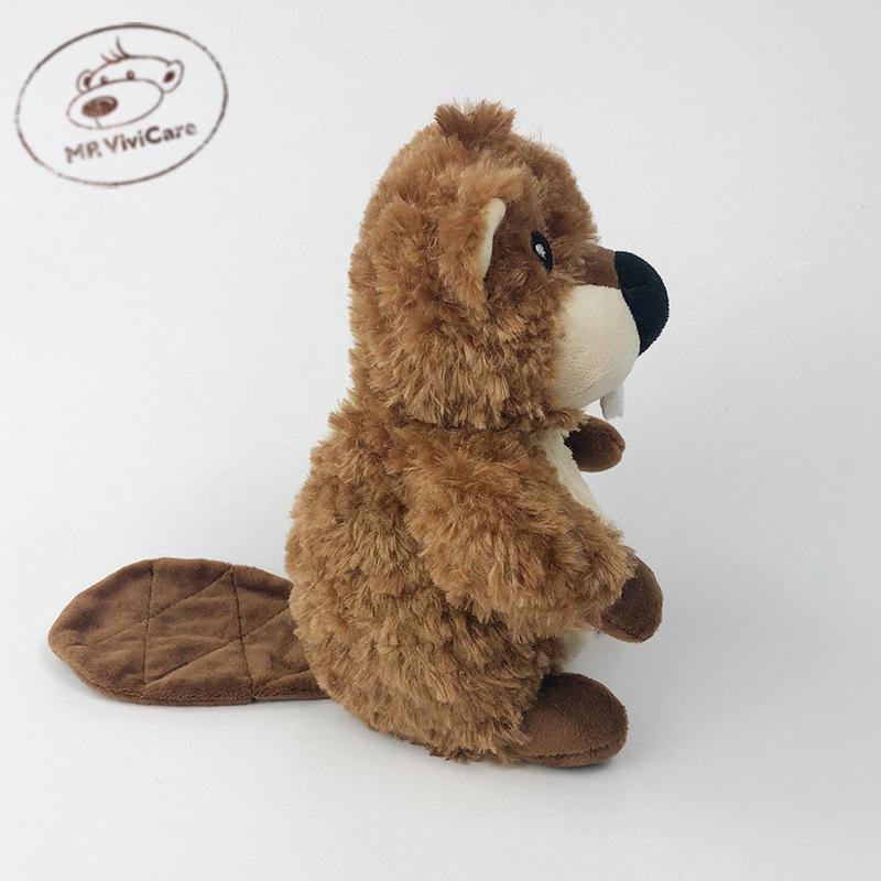 Cute Hainie Plush Toy Groundhog Stuffed Animal Soft Doll for Kids Boys Girls Sleep Companion Cuddly Toy Birthday Gift