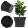 KADAX Flowerpot Flower Pot 11cm Plant Cover Flowerpot Plastic White