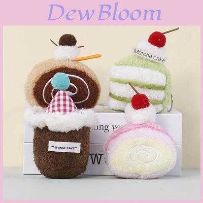 Plush Cake Pendant Cute Dessert Toy For Bag Decoration Girl Gift