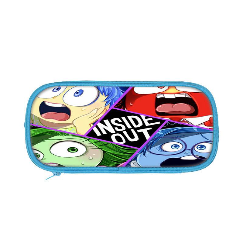 Inside Out Brain Characters Pencil Case With Large Capacity For Students And Office Use