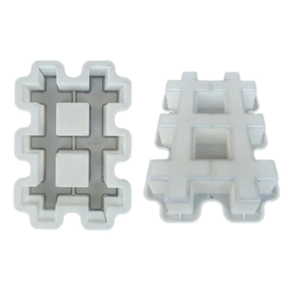 Plastic Concrete Molds Reusable DIY Road Path Paving Brick Mould Garden Path Concrete Brick Mold for Sidewalk Walkway Path Patio