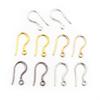 20pcs 17x8mm Brass Matel DIY Earring Hooks Findings Earrings Clasps Earwire Jewelry Making Accessories Supplies