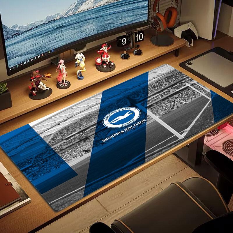 Brighton & Hove Albion Large Size Mouse Pad Large Gaming Table Cushion Non-slip Laptop Tablet Big Mousepad XXL Mat Mini PC Playmat With Lock Edge
