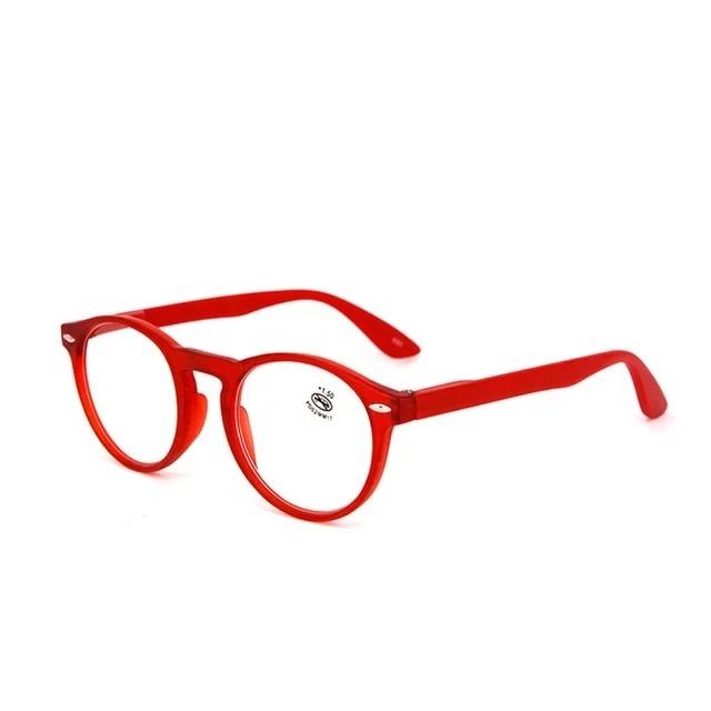 

Fashion Round Reading Glasses Women Round Computer Eyeglasses Presbyopia Hyperopia Eyeglasses+0+1.0+1.5+2.0+2.5+3.0+3.5+4.0 0 красный