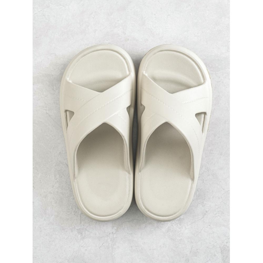 

Daiso Sandal Strap Cushion Slippers Approx. 240 Mm Beige